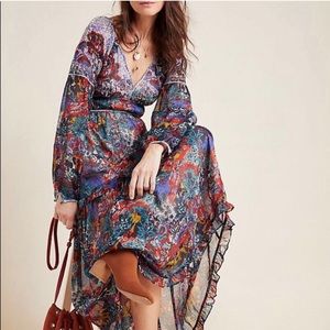 Anthropologie Maeve Annabella tiered dress